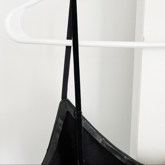 BB Dakota Dress Faux Leather Turn Up The Volume Sleeveless Mini Dress NWT Medium - Picture 7 of 8